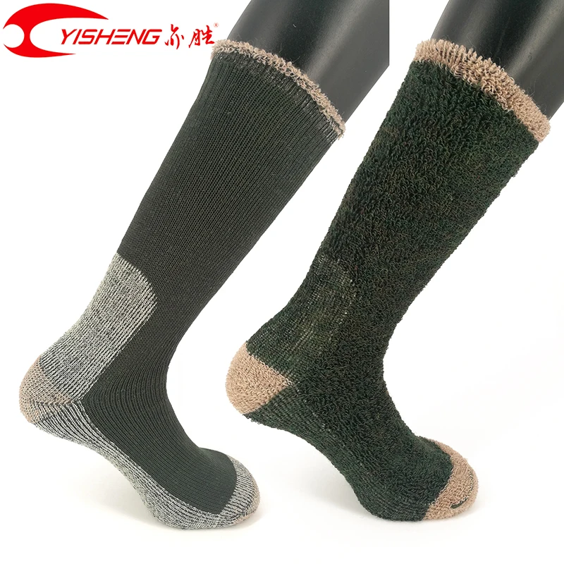 Findcool спортивные носки из мериносовой шерсти для мужчин и женщин, полностью амортизирующие махровые зимние носки, очень толстые и сохраняющие тепло зимой