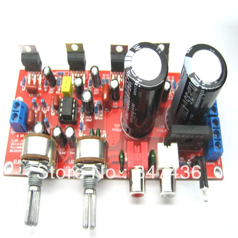 

2.1 TDA2030A subwoofer amplifier board DIYI four pre- 5532 version of special parts