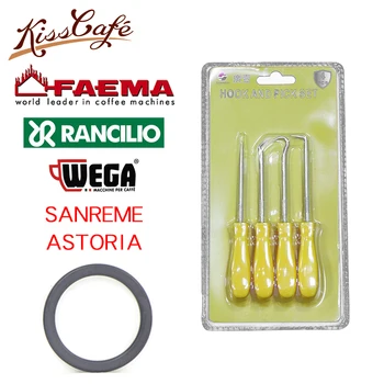 

Coffee Machine Silicone Ring Brewing Machine Head Rubber Seal Removal Tool Coffee Accessories For Astoria Wega Faema GA Rancilio
