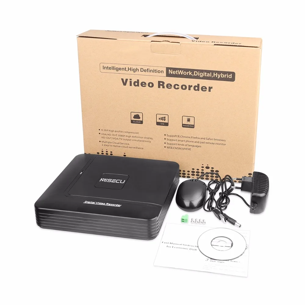 SSICON H.264 4Ch 8Ch 2MP Мини CCTV NVR XMEYE приложение сетевой видеорегистратор для ip камеры
