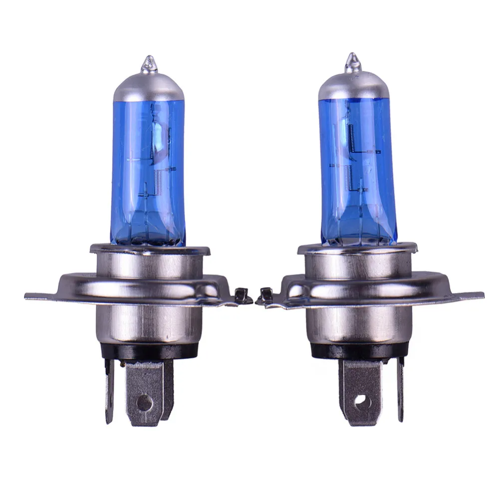 

2pcs/lot H4 Super Bright White Fog Bulb 100W Car Headlights Lamp Car Light Source Running Lights