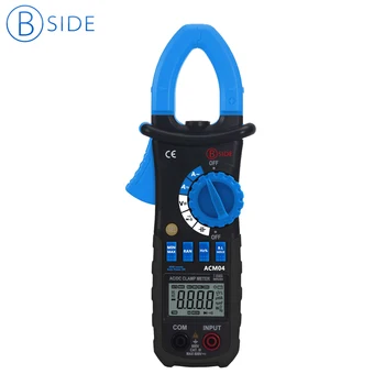 

Bside ACM04 Auto Range 600A True RMS AC/DC Mini Digital Clamp Meter Multimeter Capacitance Frequency Inrush Current Test