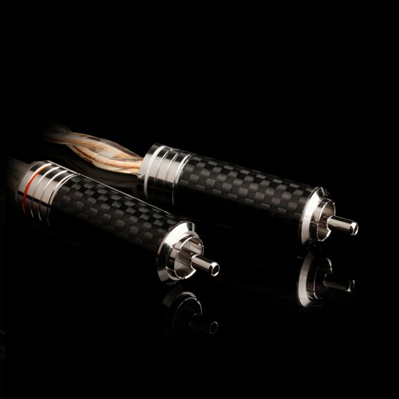XiaoFan D20 Single Crystal Copper Speaker 2 RCA Double Lotus Head Audio Cable 2 to 2 Audio Amplifier Signal Cable Free Shipping XiaoFan D20 Single Crystal Copper Speaker 2 RCA Double Lotus Head Audio Cable 2 to 2 Audio Amplifier Signal Cable Free Shipping