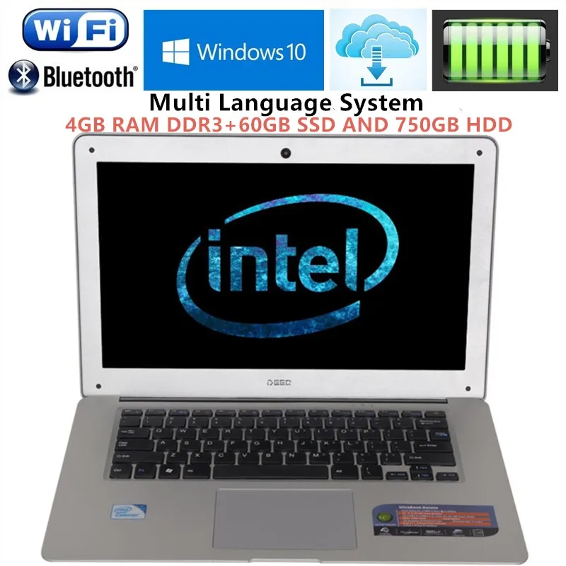 1920 1080P FHD 14 1 font b laptops b font windows7 10 PC Computer In tel