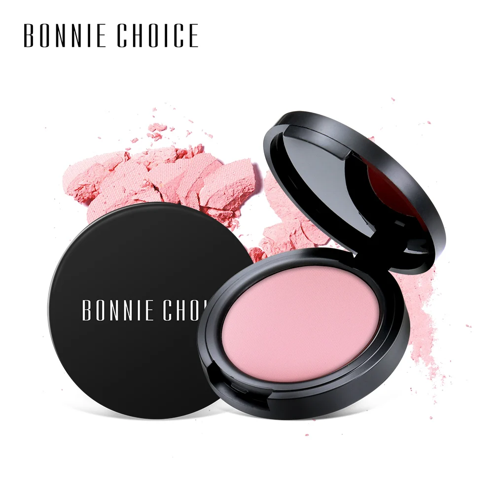 Bonnie Choice натуральные Румяна запеченные для щек Румяна для лица текстура Запеченные Румяна Основа для лица Минеральные румяна палитра румяна макияж