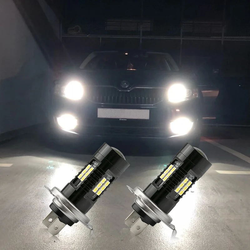 2 шт. H8 H11 Led HB4 9006 HB3 9005 Противотуманные фары s Лампа 6000 лм K белая автомобильная