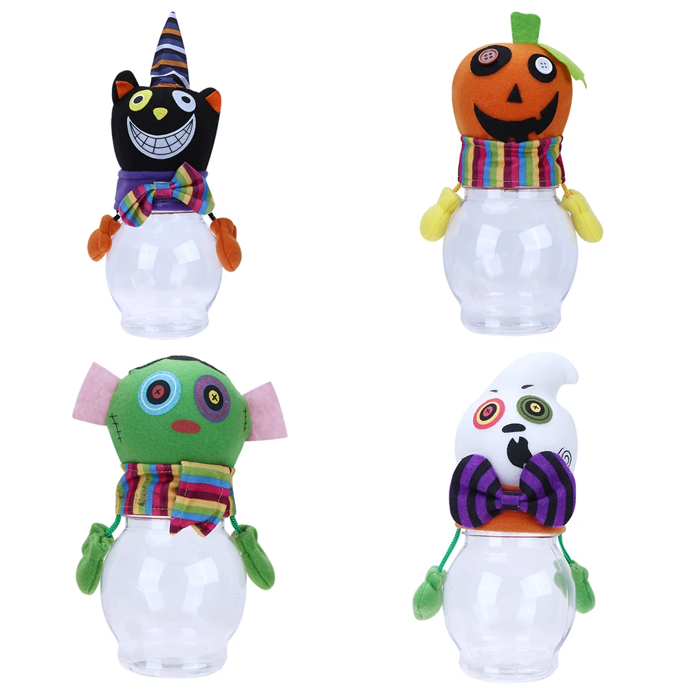

Halloween Candy Jar Gift Food Cans Event and Party Supplies Household Children Can Bin Gift Decor Box Halloween Supplies