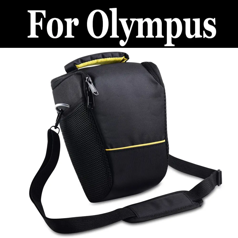 Leather Instant Camera Shoulder Bag Protector For olympus PEN E P3 P5 PL1 PL1s PL2 PL3 PL5 PL6 PL7 PL8 PL9 PM1 PM2 PEN-F | Электроника