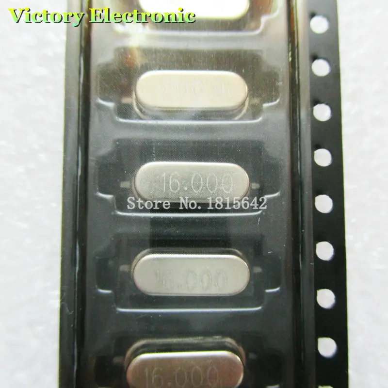 10 шт./лот SMD кварцевый Кварцевый резонатор 16 МГц м 000 49S Φ smd пассивный кристалл |