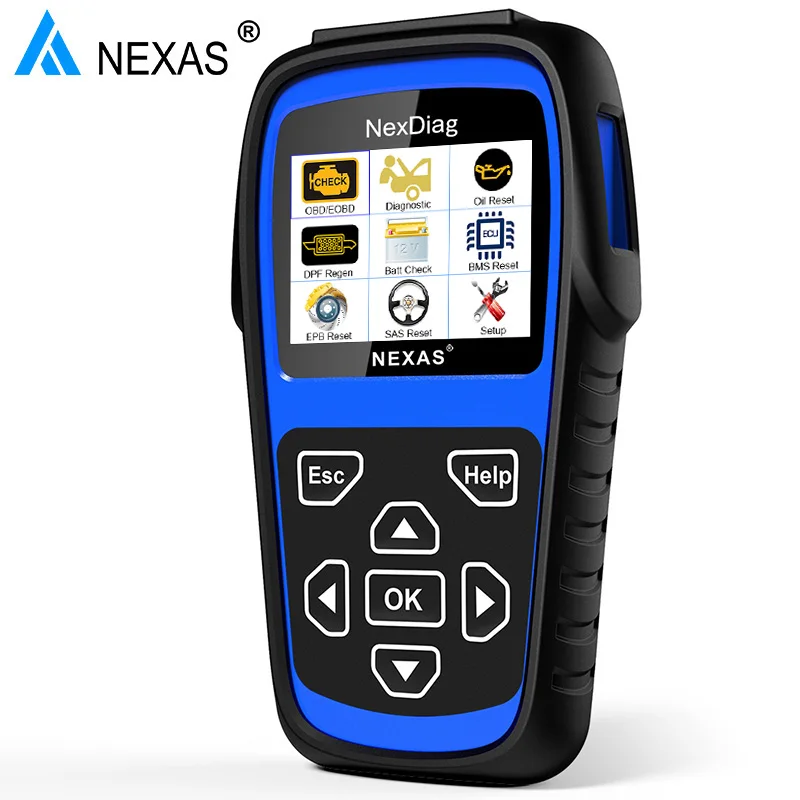 

NEXAS ND601 for BMW Mini ABS SRS Airbag OBD2 Automotive Scanner Car Diagnostic Tool DPF BMS Oil Service Reset SAS Reset Tool
