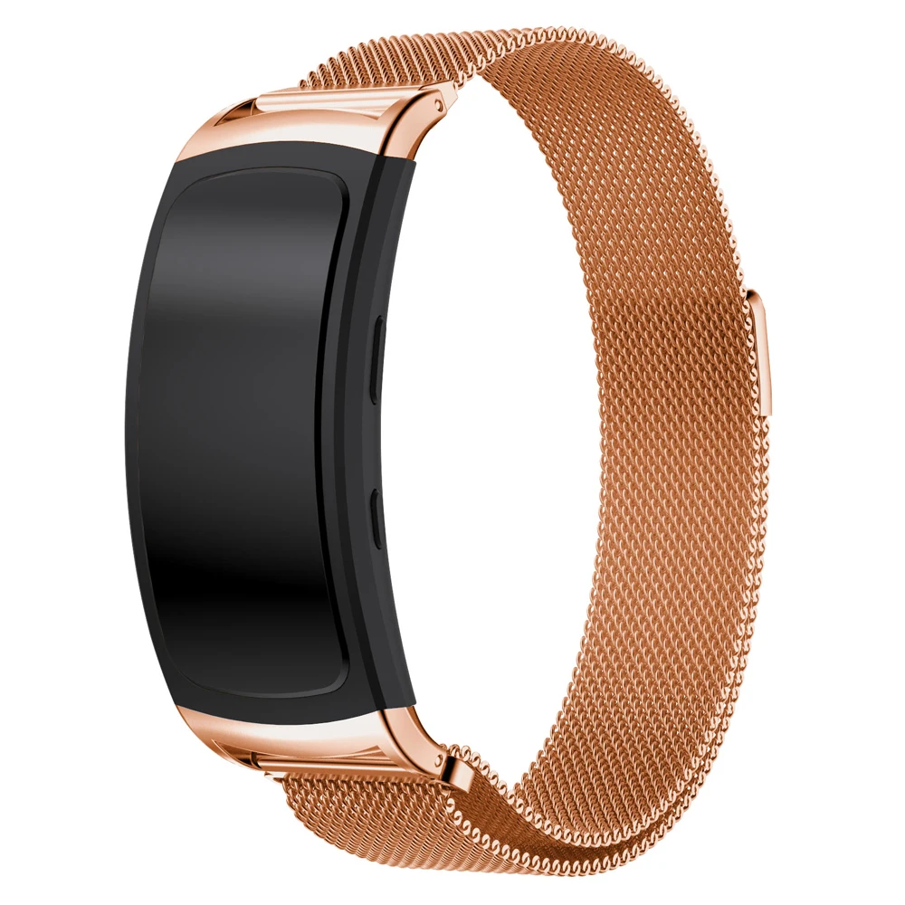  Bracelet Milanese Magnetic Loop Band For Samsung Gear Fit 2 Fit2 Pro SM-R360 Smart Watch Strap Stai - 32990485390