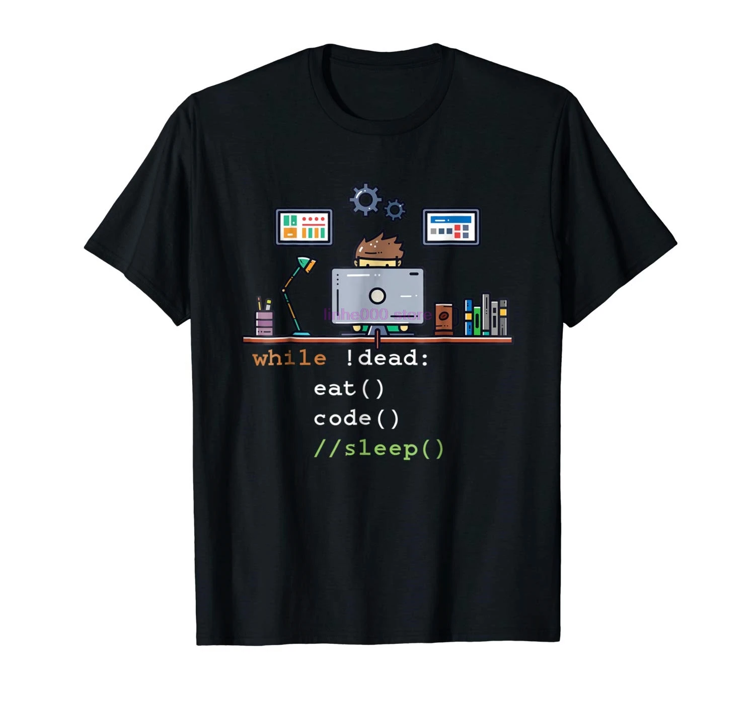 

GILDAN brand men shirt Computer Science Python Programmer Eat Code Sleep T Shirt