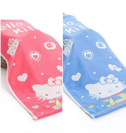 

New 100% cotton baby towel 27 * 50cm cotton cartoon pattern saliva towel baby child handkerchief feeding towel soft and not fade