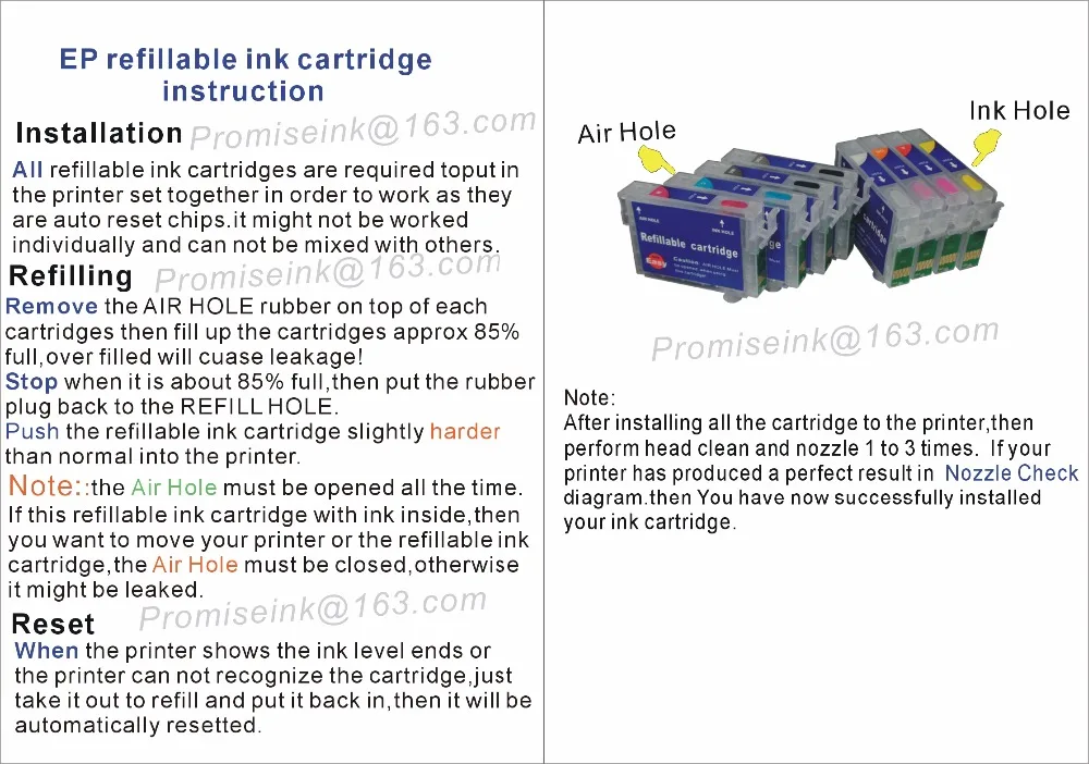9 шт. картриджи для принтера EPSON R2880|ink cartridge|refillable ink cartridgesink epson printer |