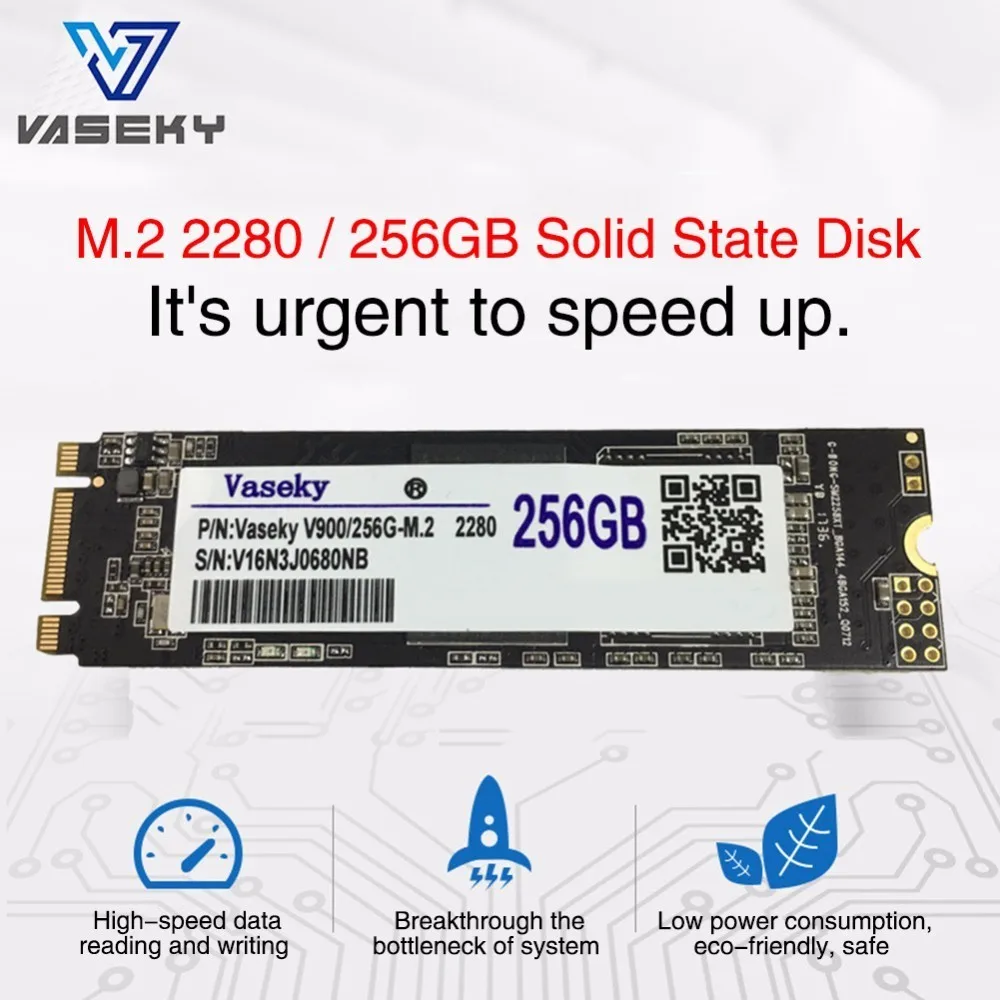 

Vaseky 256GB Solid State Drive With 500MB/S High Speed NGFF M.2 Interface 2280 Laptop Hard Drive For Lenovo ASUS Apple