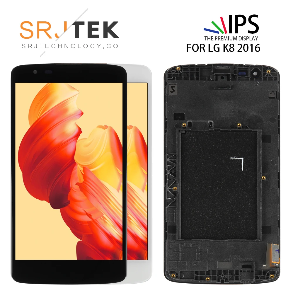 Original For LG K8 2016 Version LCD Touch Screen with Frame 2016