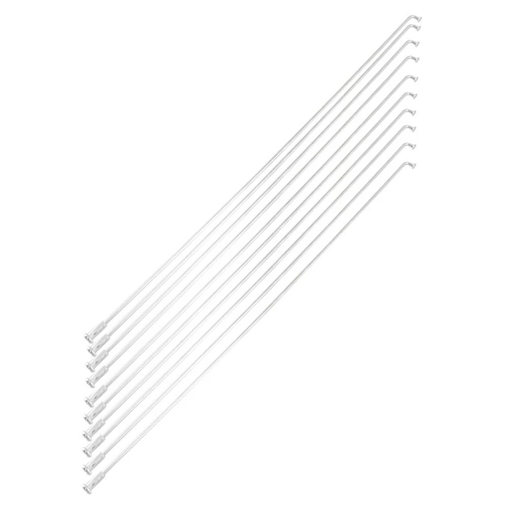 

3 Pcs of (10 Pcs Silver Tone Metal Bike Bicycle Cycle Spokes 11.2")