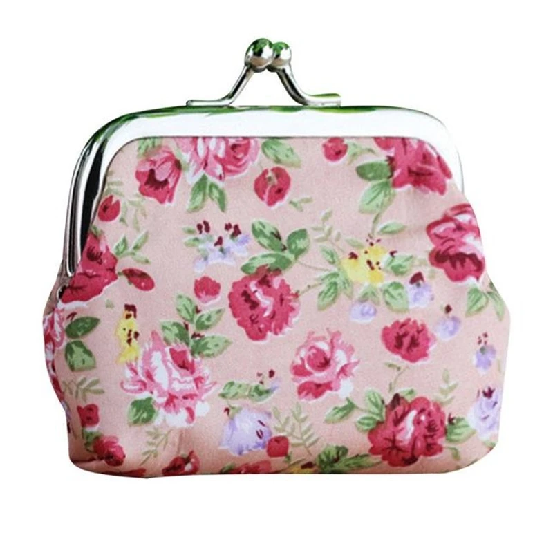 Cheap Coin Purse Women Bag Retro Vintage Flower Small Wallet Hasp Purse ...