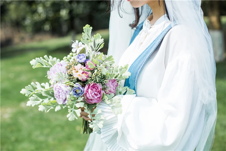 

Wedding Flowers Bridesmaid Bouquets Artificial Wedding Bouquets Bouquet De Mariage Peony