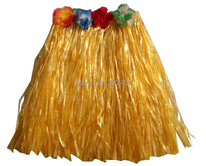 

40cm 1pc Free shipping Halloween party supplies kids' & adult Hawaiian hula grass skirt &garland long