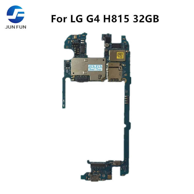 Бренд JUN FUN оригинальный основной плате Замена для LG G4 H815 32 Гб материнскую плату