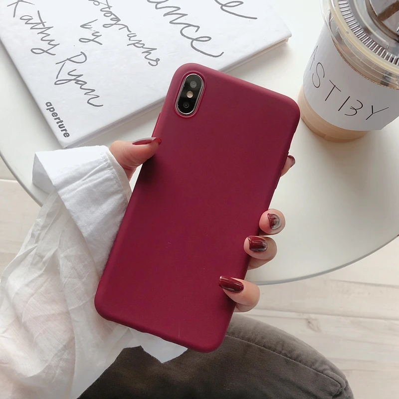 Мягкий тонкий чехол из ТПУ для Apple iPhone 5 6 7 8 Plus SE X XR Xs Max 11 12 PRO MAX|Бамперы| |