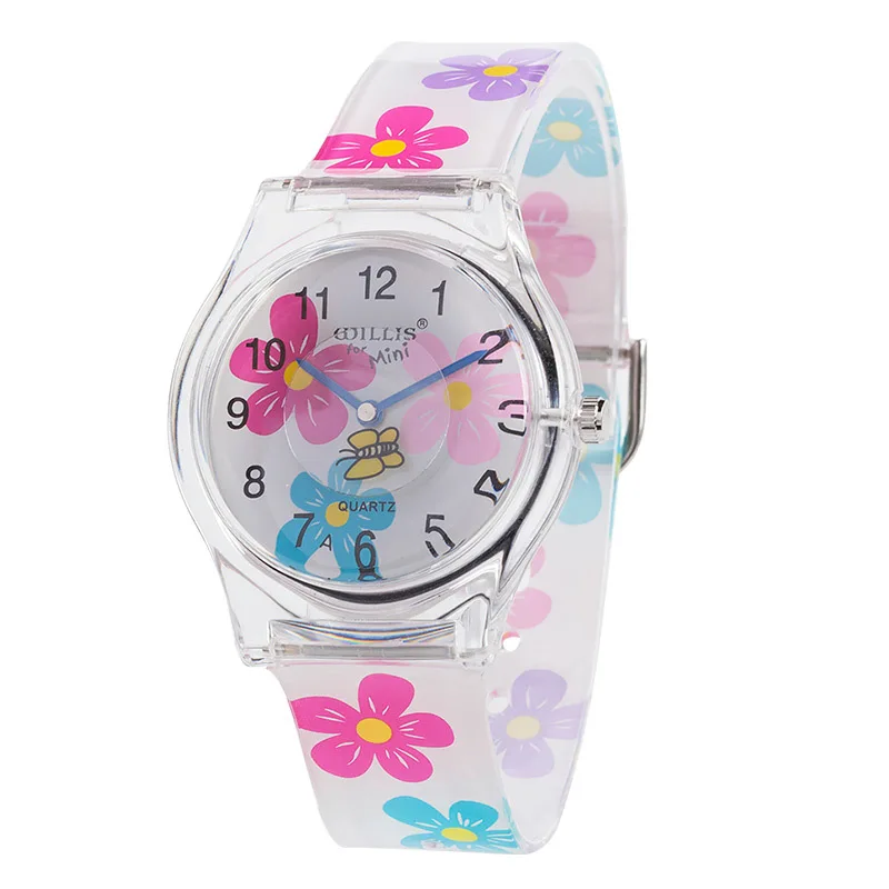 2018 новый бренд дети Студенты Мода кварцевые часы для подарок для ребенка мягкие водонепроницаемые спортивные наручные часы коль saati Regarder