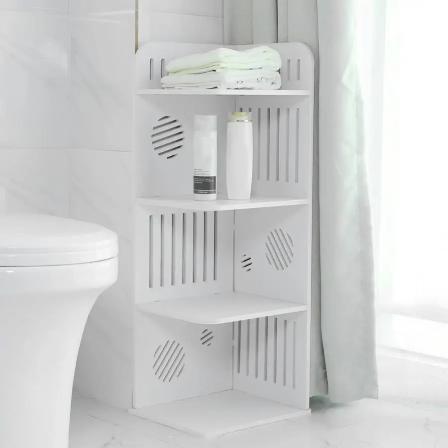 3-х уровневый деревянная, пластиковая доска держатель для ванной полки для хранения для ванной комнаты туалетные принадлежности Организатор