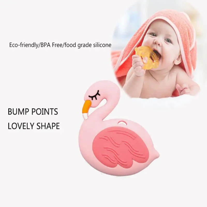 

Drop shipping CYSINCOS 1 Pc Silicone Teether Baby Teether For Baby Toys Pacifier Clips Accessories BPA Free Teething