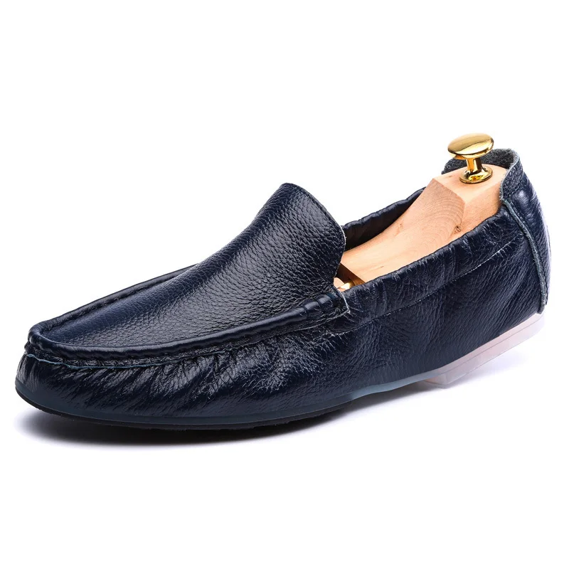 Supper Comfort Mens Genuine Leather Loafer Shoes 2015 Spring Hand Made Loafers Slip on Flats for Man Casual Driving | Обувь
