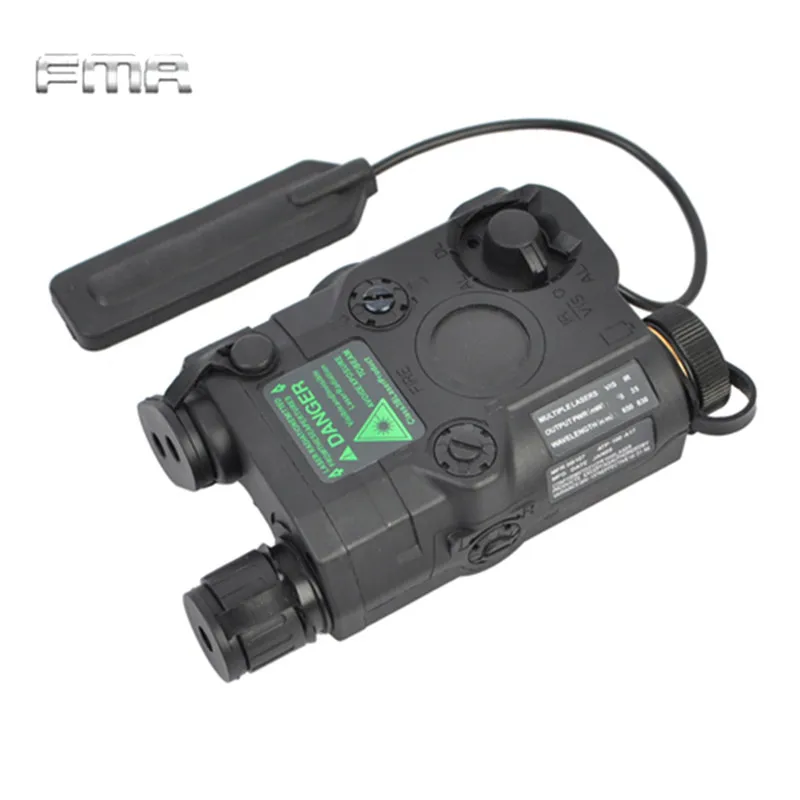 FMA Tactical AN/PEQ 15 Green Dot Laser with White LED Flashlight & IR