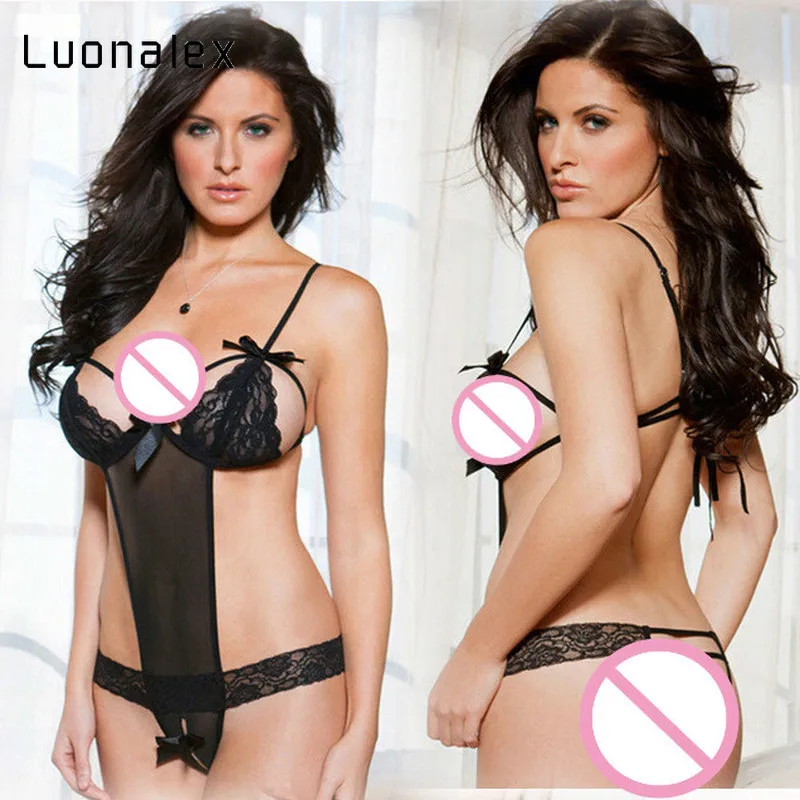 Luonalex, женское горячее эротическое белье, сексуальные костюмы с кружевами, сиамское, перспективное, Трехточечное, сексуальное нижнее белье, Babydoll, Кружевной Костюм Тедди