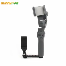 Sunnylife DJI OSMO Mobile 2 Handheld Gimbal Monitor Extened Holder Stabilizer Phone Clip Bracket Mount for Zhiyun Smooth Q 4/3