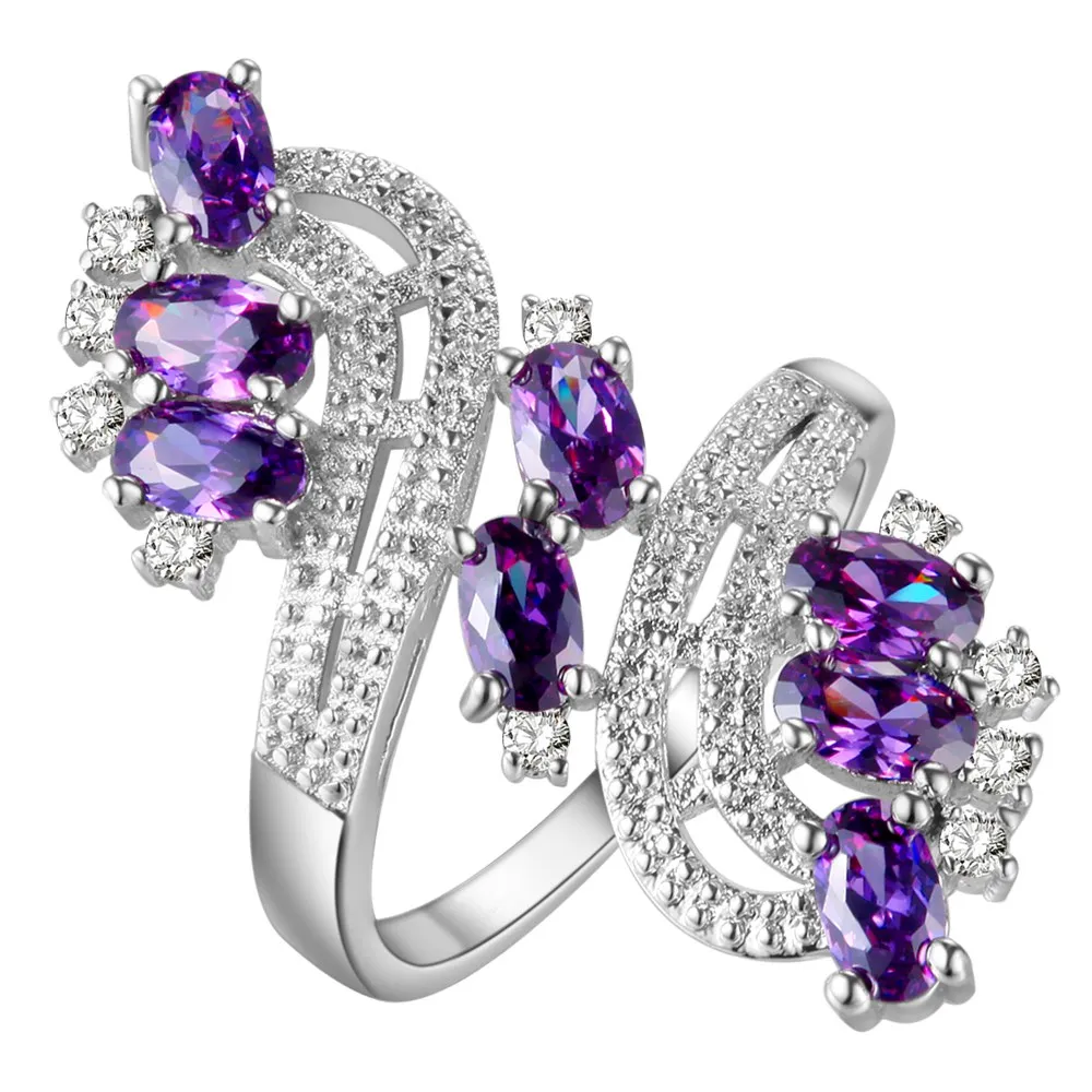 Кольцо с цирконием, пара колец, ваширия, модное, хорошее покрытие, 925 ювелирные изделия, романтическая императорская корона и крест, кольцо для влюбленных J653