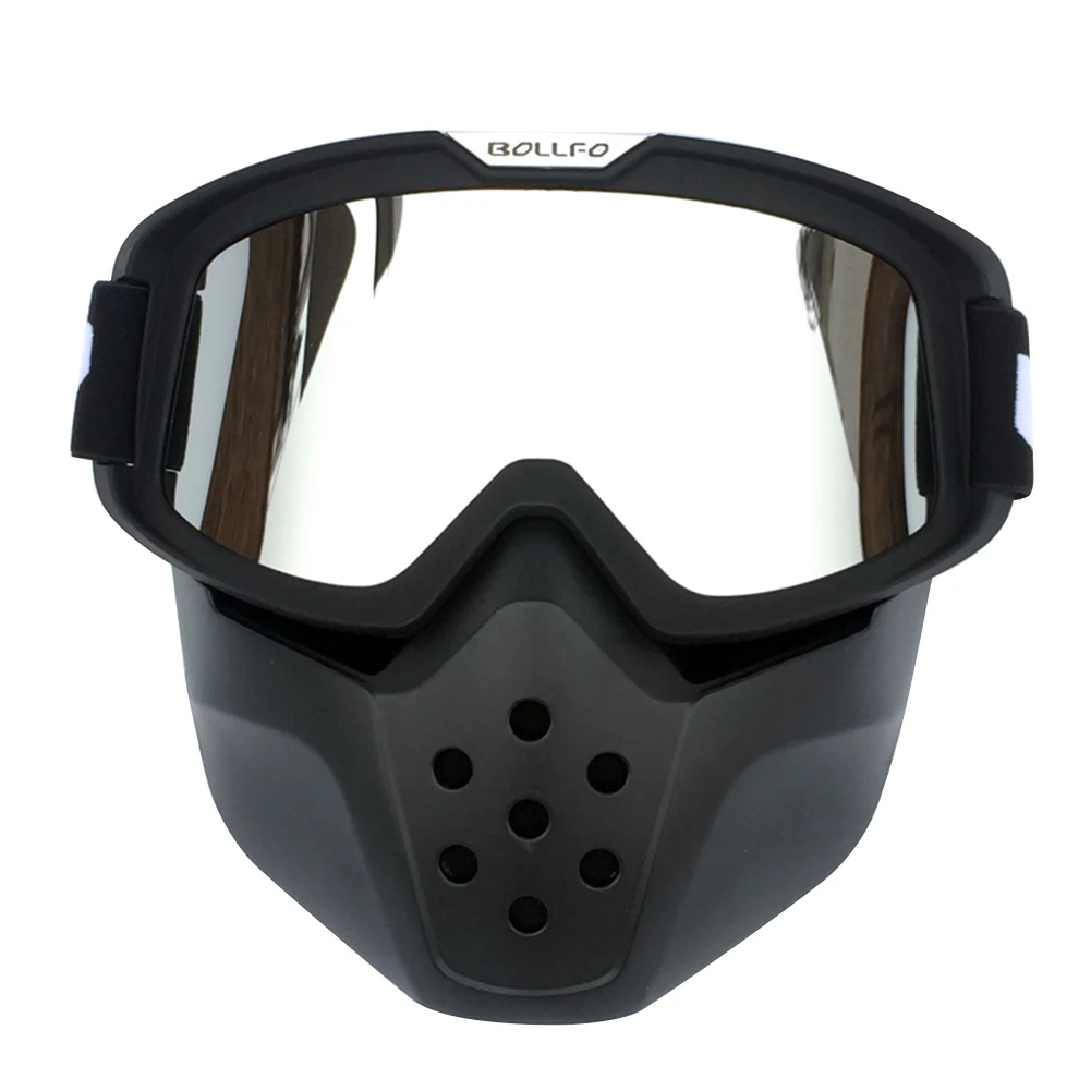 Лыжная маска для сноуборда маска для лыжного спорта Лыжные очки снежные очки снегоход Пейнтбол лыжи Сноубординг очки маска - Цвет: A