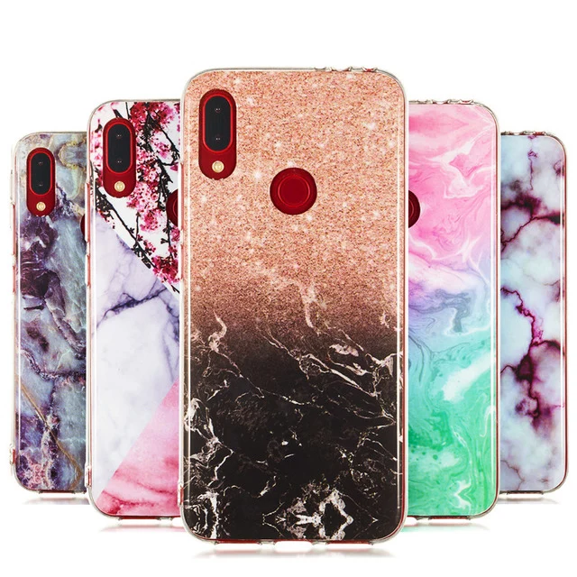 

Silicone Case For Redmi Note 7 Pro Cases For Xiaomi Redmi 6A 5A S2 Note 4 Cover on Redmi 6 Pro Soft TPU Marble Coque