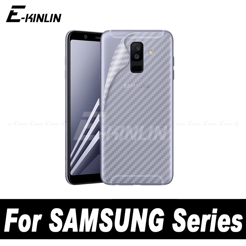 

Carbon Fiber Back Cover Protective Film For Samsung Galaxy A8 A6 Plus A50 A30 A9 A7 A5 A3 2016 2017 2018 Rear Screen Protector