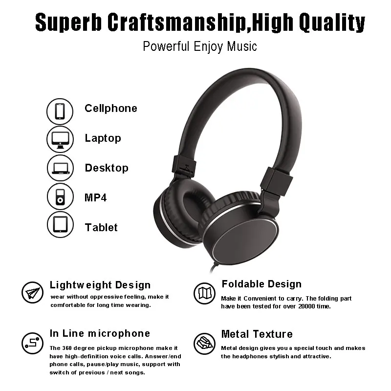Cute Headphones Candy Color Foldable Kids Headset For Birthday Gifts with Microphone For Xiaomi Mp3 Smartphone PC Laptop