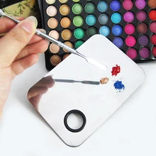 Beauty Stainless Makeup Nail Eye Shadow Mixing Palette Spatula Cosmetic Tool #M01571