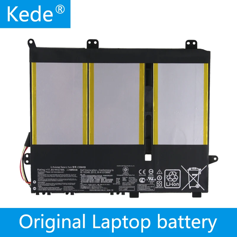 

kede 11.4V 57Wh Original C31N1431 Laptop Battery For ASUS Eee Book E Series E403SA 0B200-01600000 Tablet