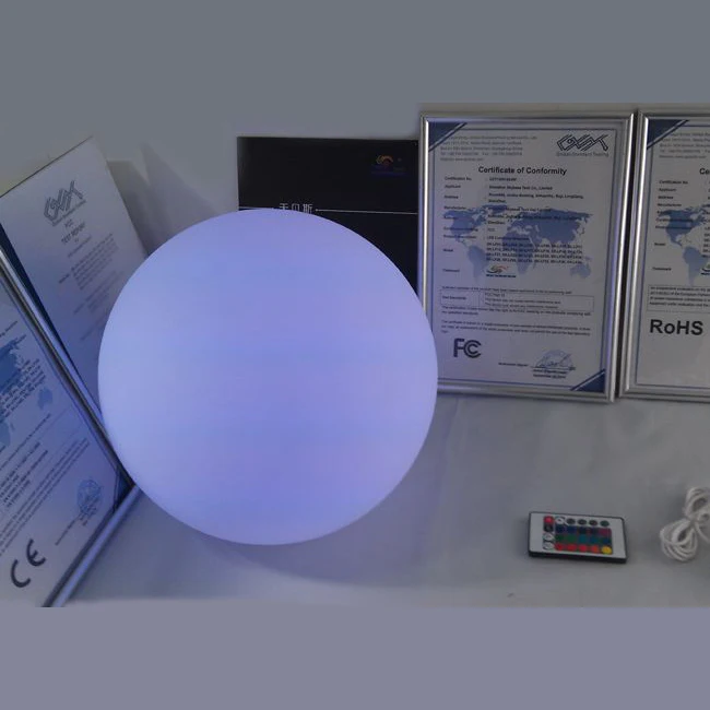 Lâmpada de Incandescência Humor com Controle Lâmpada de Mesa de Cabeceira Mudança de Cor Skybesstech Recarregável Bola Remoto Regulável Luz 16 1pc D30cm Usb 18 Luminárias de mesa