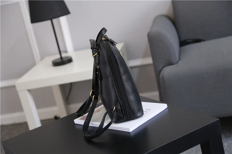 Nevenka Women Leather Backpack Tassel Female Travel Backpack Black Handle Backpacks for Girls School Bag Summer Backpacks 201802