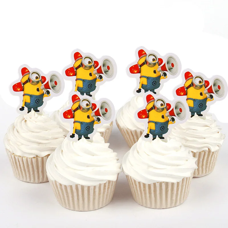 50 шт. милый маленький галстук-бабочка пингвин Панда Детские Тигры бумажные Топпер для кекса украшения торта на день рождения, свадьбу, вечеринку поставщик - Цвет: 23