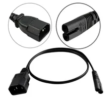 0,3 м 0,6 м 1 м 2 м IEC C13 к C7 UPS удлинитель IEC C14 к C7 Мощность жильный кабель PDU3P Мужской до 2 P Женский Соединительный кабель питания