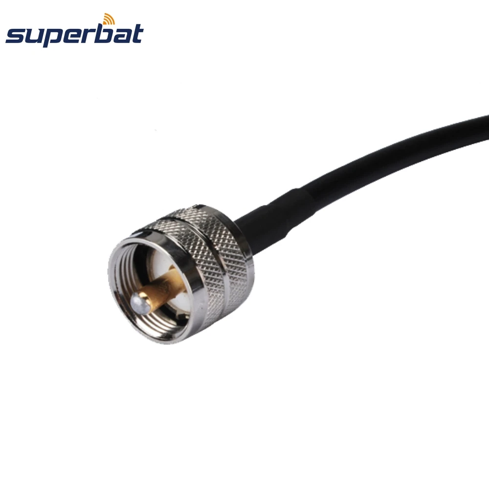 Superbat WLAN кабель BNC штекер UHF PL-259 штекер pigtail коаксиальный кабель KSR195/LMR195 2 м