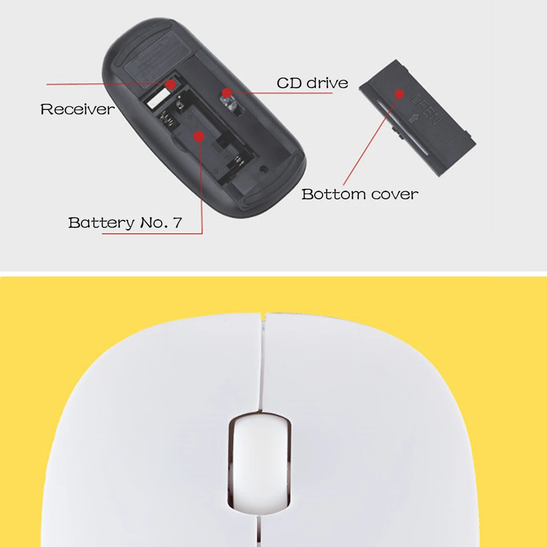 Etmakit Топ Автоматическое Сопряжение USB беспроводной 2,4 ГГц клавиатура мышь набор Регулируемый dpi Удобная Клавиатура Набор для компьютера ПК