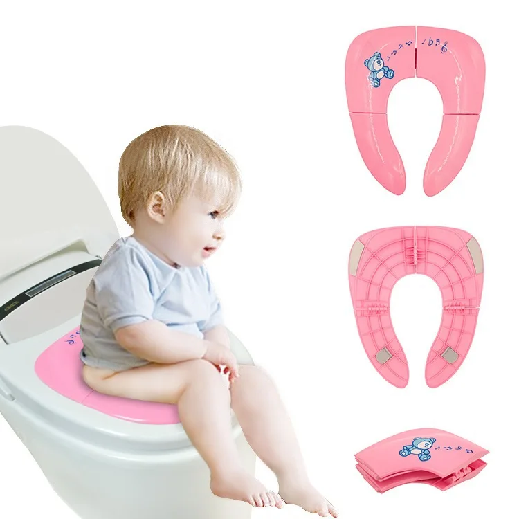 

HOT Baby Travel Folding Potty Seat toddler portable Toilet Training seat children urinal cushion children pot chair pad /mat