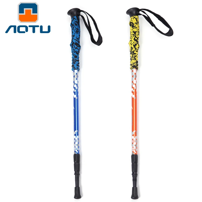 Nordic Walking Trekking Poles Telescopic Collapsible Ultralight For