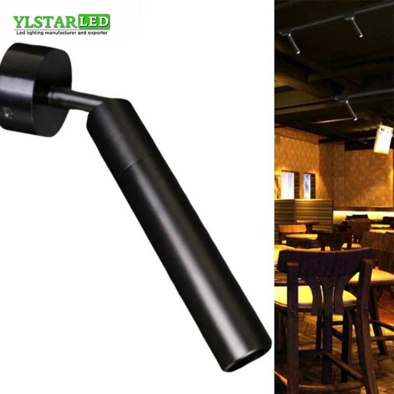 

YLSTAR Free shipping LED Downlight LED Track Light Clothing Shop Windows Showrooms Exhibition Spotlight COB LED Ceiling Lamp 3W