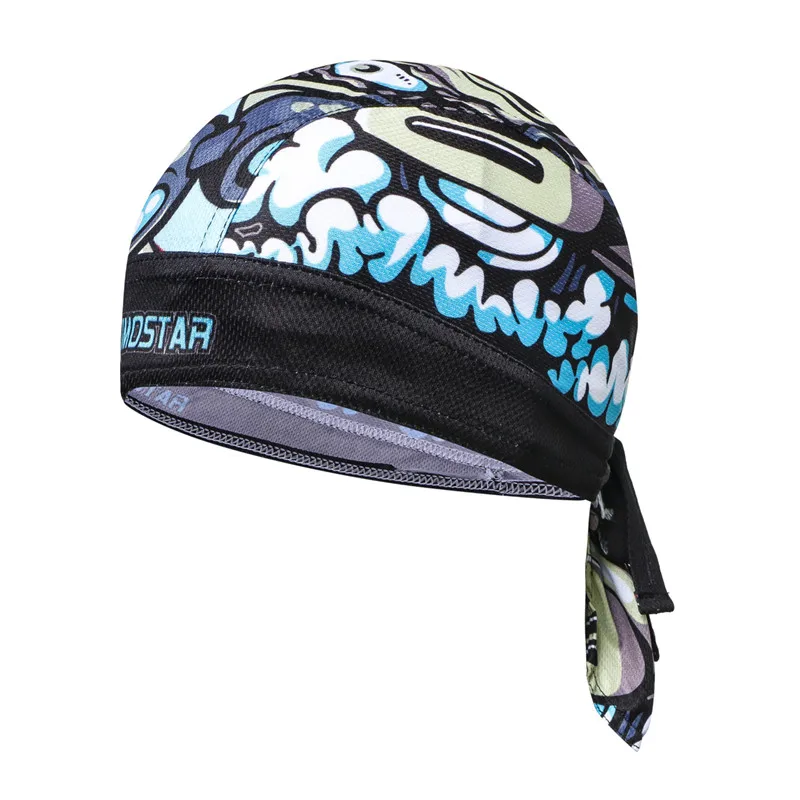 Weimostar многофункциональная велосипедная Кепка для мужчин и женщин с защитой от пота пиратская шляпа бандана MTB велосипед головной платок повязка на голову спортивная - Цвет: Коричневый